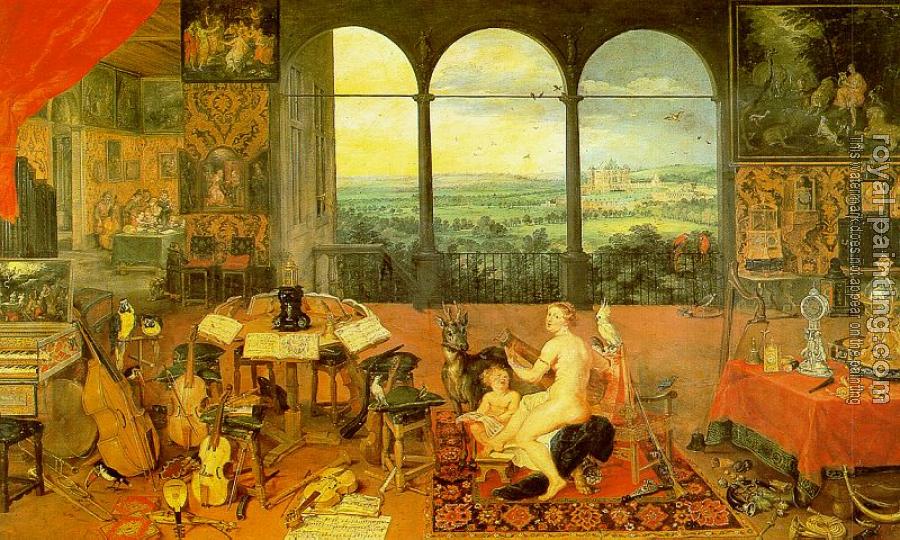 Jan The Elder Brueghel : The Sense of Hearing